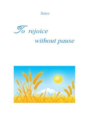 cover image of To rejoice without pause